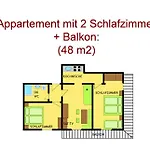 Gutshof - Urlaubsresort Hafele Apartment